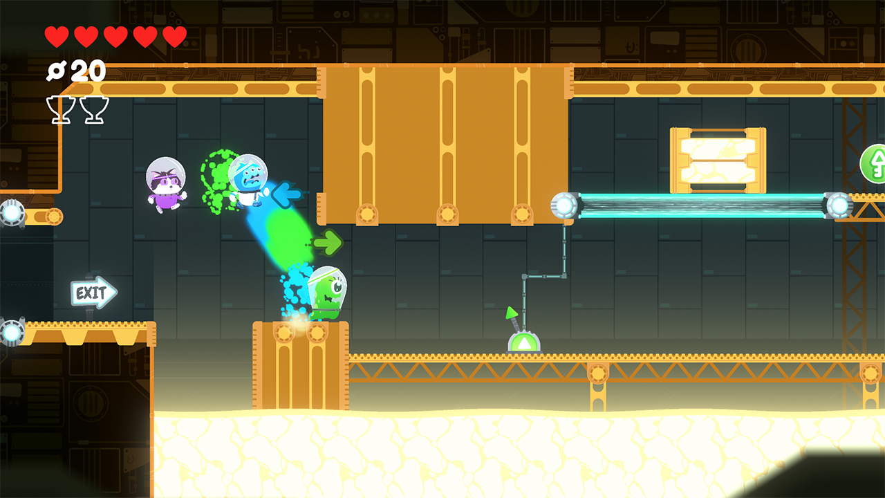 Joggernauts - Lava laser levers, three players