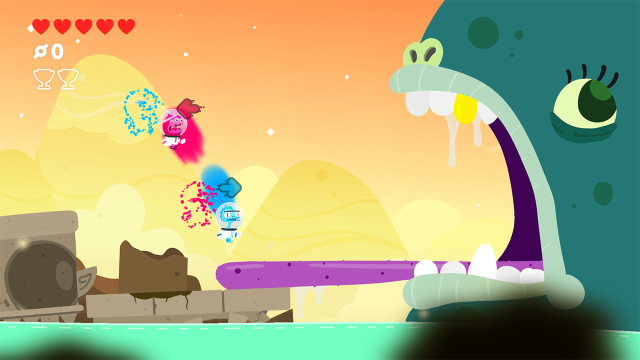 Joggernauts - Monster mouth, two players