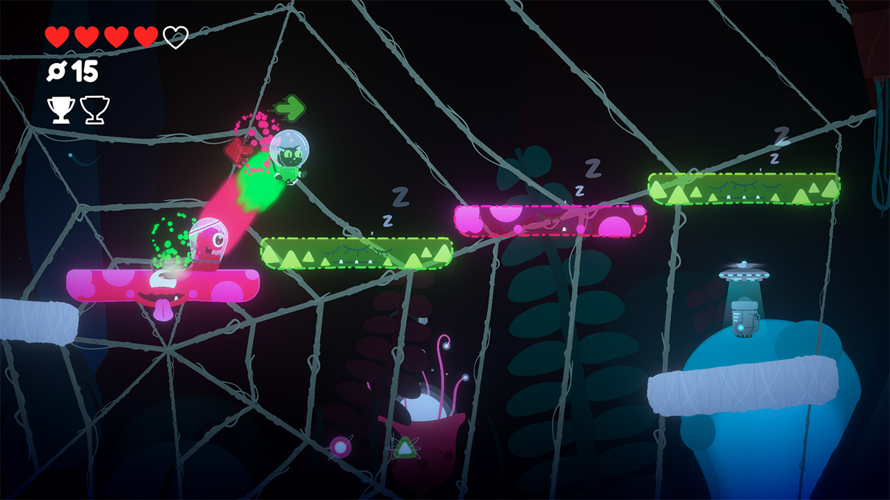 Joggernauts - Giant spider web, two players